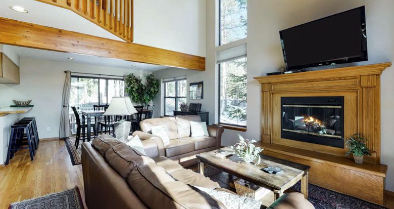 Gas fireplaces and high ceilings in majority of the units. - image_6